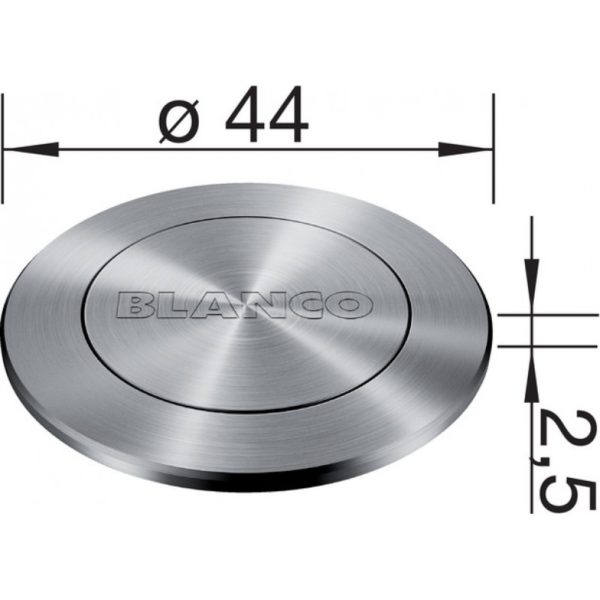 Кнопка клапана-автомата PushControl Blanco (233696)