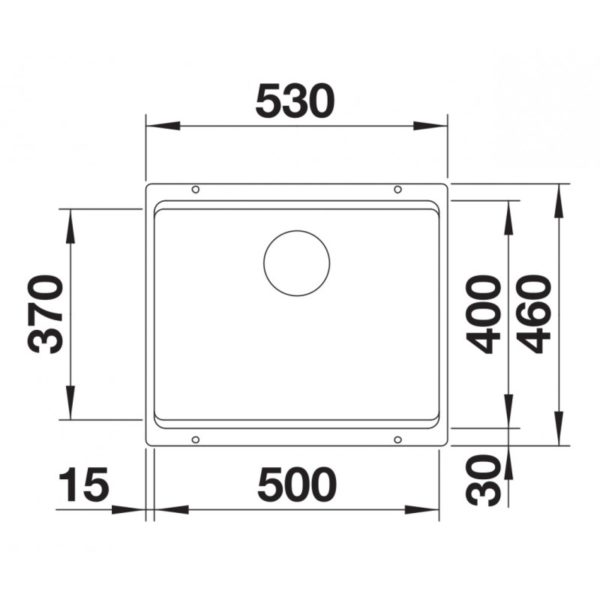 Кухонна мийка Blanco ETAGON 500-U (527075) ніжний білий