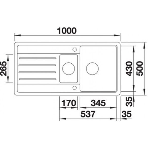 Кухонна мийка Blanco LEGRA 6S (527088) ніжний білий