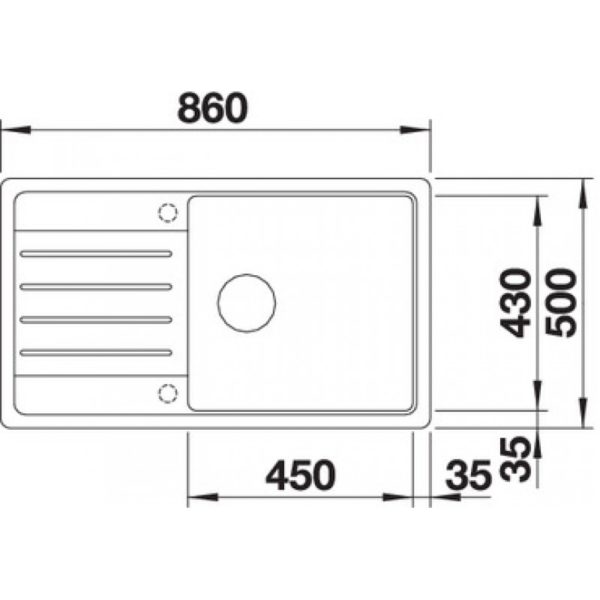 Кухонна мийка Blanco LEGRA XL 6S (527091) ніжний білий