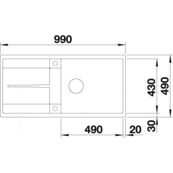 Кухонна мийка Blanco METRA XL 6 S-F (527125) ніжний білий