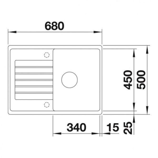 Кухонна мийка Blanco ZIA 45S compact (527197) ніжний білий