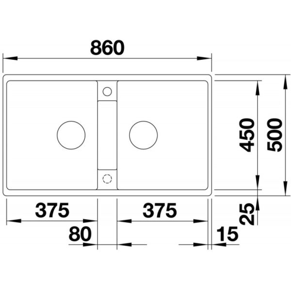 Кухонна мийка Blanco ZIA 9 (527210) ніжний білий