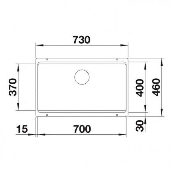 Кухонна мийка Blanco ETAGON 700-U (527261) вулканічний сірий