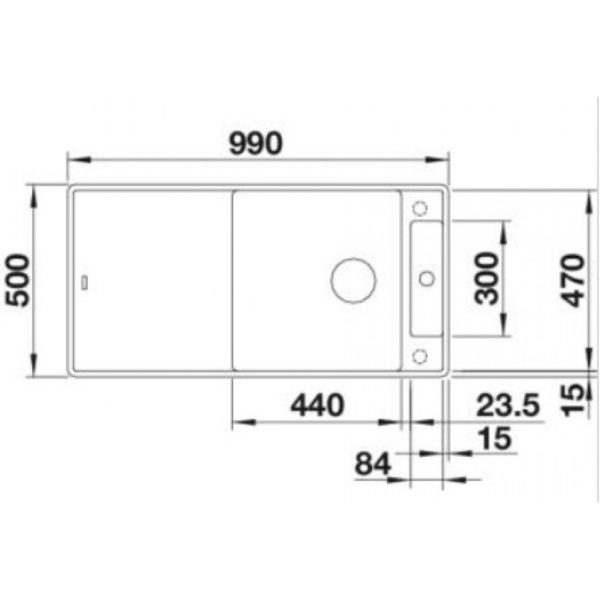 Кухонна мийка Blanco AXIA III XL 6S-F (527054) ніжний білий