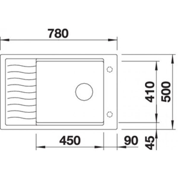 Кухонна мийка Blanco ELON XL 6S (524834) антрацит