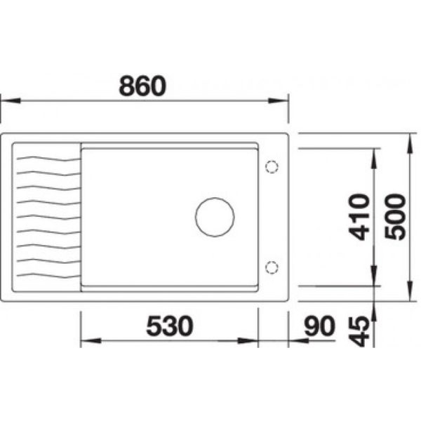 Кухонна мийка Blanco ELON XL 8S (524860) антрацит