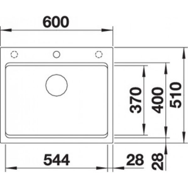 Кухонна мийка Blanco ETAGON 6 (524539) антрацит