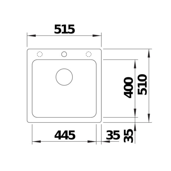 Кухонна мийка Blanco NAYA 5 (526579) антрацит