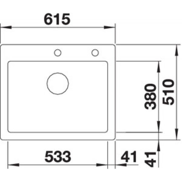 Кухонна мийка Blanco PALONA 6 (524732) глянцевий магнолія