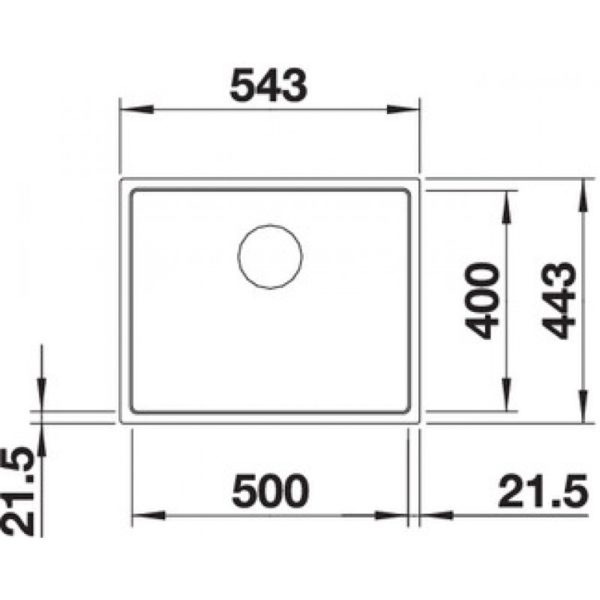 Кухонна мийка Blanco SUBLINE 500-IF SteelFrame (524110) білий / нержавіюча сталь